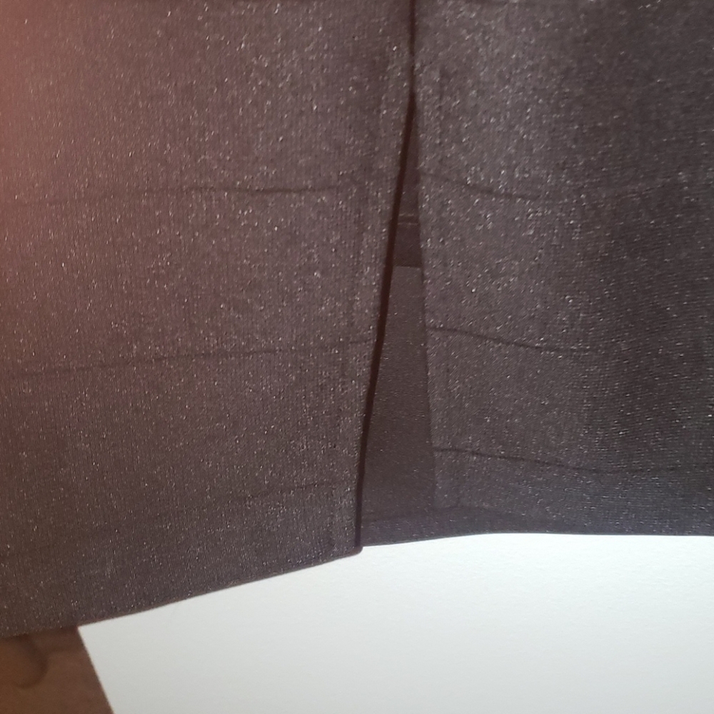 Black Ribbed Bodycon Dress - Picture 7 of 7